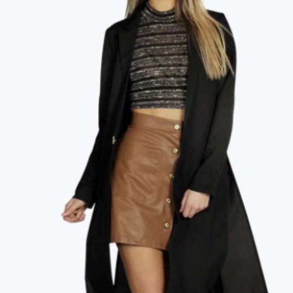 Black split side duster - Picture 2 of 6